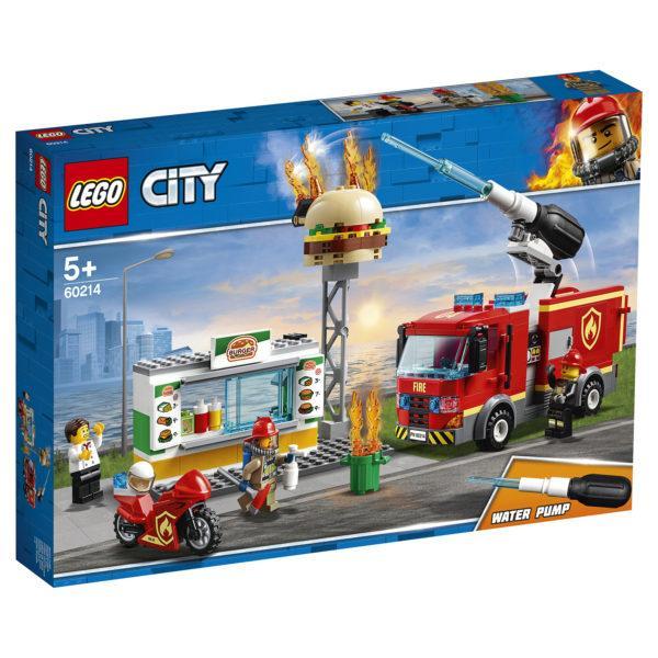 Конструктор LEGO City (арт. 60214) «Пожар в бургер-кафе»