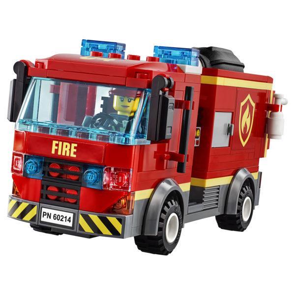 Конструктор LEGO City (арт. 60214) «Пожар в бургер-кафе»