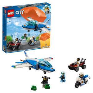 Конструктор LEGO City (арт. 60208) «Воздушная полиция: арест парашютиста»