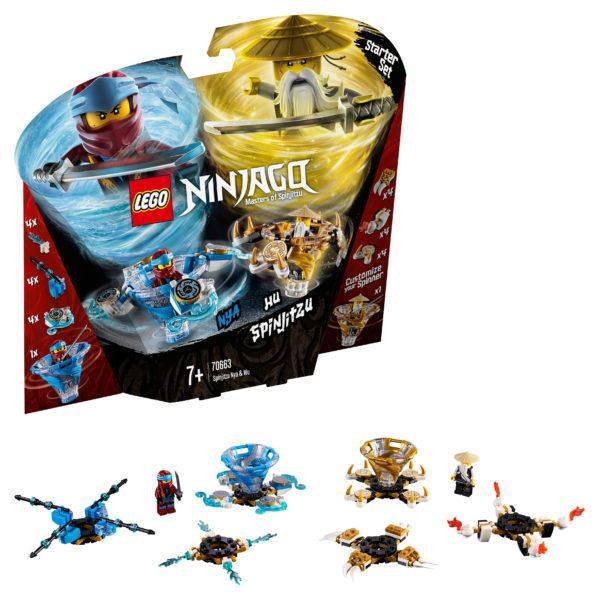 Конструктор LEGO Ninjago (арт. 70663) «Ния и Ву: мастера Кружитцу»