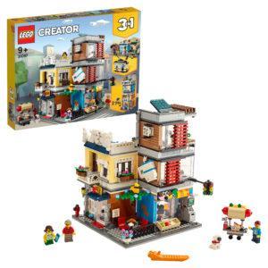 Конструктор LEGO Creator (арт. 31097) «Зоомагазин и кафе в центре города»