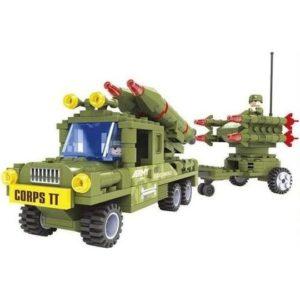 Конструктор «Армия: Пусковая установка и военный грузовик»