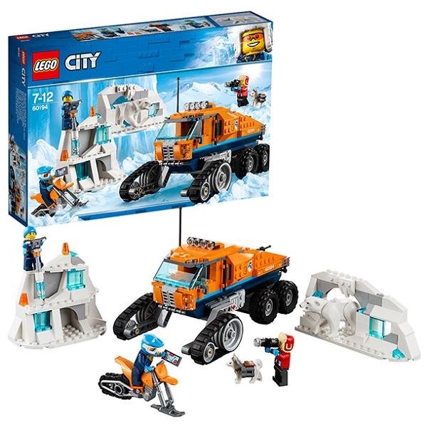 Конструктор LEGO City (арт. 60194) «Арктическая экспедиция: Грузовик ледовой разведки»