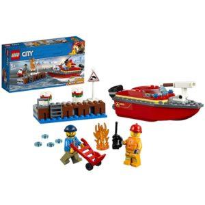 Конструктор LEGO City (арт. 60213) «Пожарные: Пожар в порту»