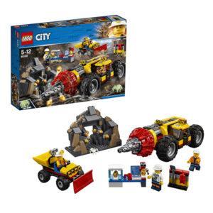 Конструктор LEGO City (арт. 60186) «Тяжёлый бур для горных работ»