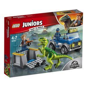 Конструктор LEGO Jurassic World (арт. 10757) «Грузовик спасателей для перевозки раптора»