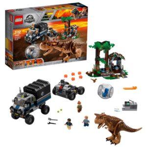 Конструктор LEGO Jurassic World (арт. 75929) «Побег в гиросфере от карнотавра»