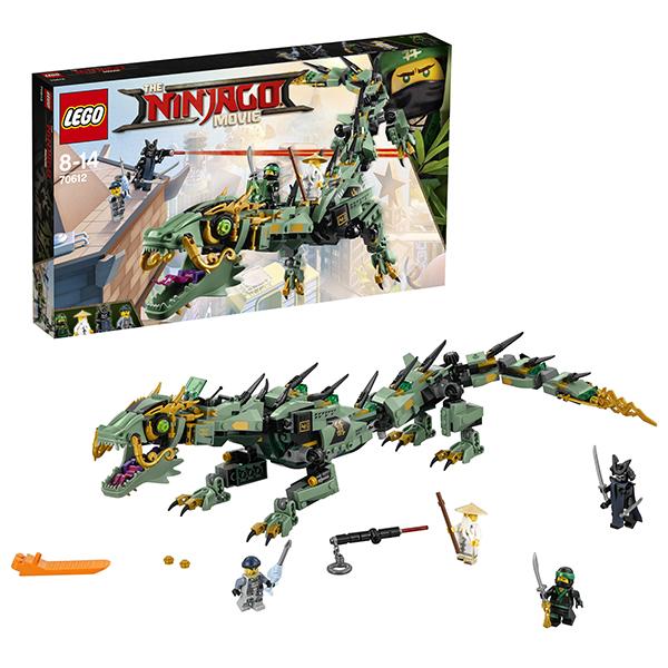 Конструктор LEGO Ninjago (арт. 70612) «Механический Дракон Зелёного Ниндзя»