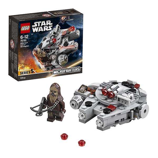 Конструктор LEGO Star Wars (арт. 75193) «Микрофайтер Сокол Тысячелетия»