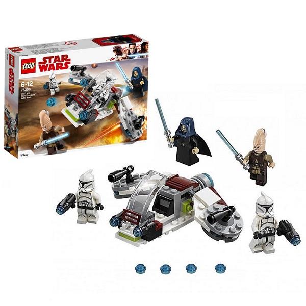 Конструктор LEGO Star Wars (арт. 75206) «Боевой набор Джедаев и Клонов-Пехотинцев»