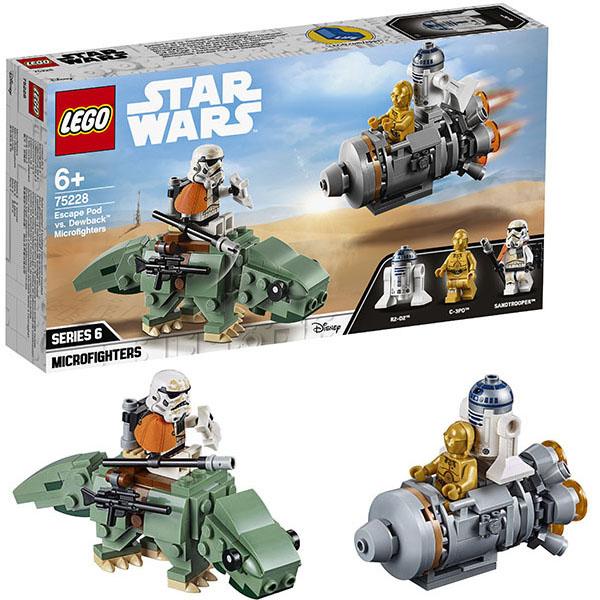 Конструктор LEGO Star Wars (арт. 75228) «Спасательная капсула Микрофайтеры: дьюбэк»