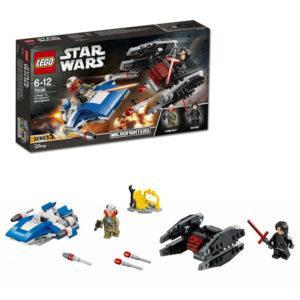 Конструктор LEGO Star Wars (арт. 75196) «Истребитель A против бесшумного истребителя»
