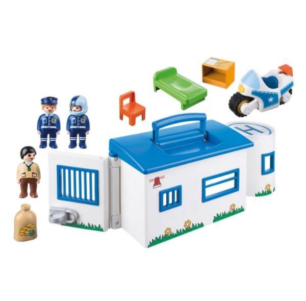 Конструктор Playmobil «1.2.3.: Полицейский участок» (арт. 9382)
