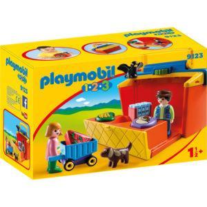 Конструктор Playmobil 1.2.3.: "На рынке" - набор из серии "Возьми с собой"
