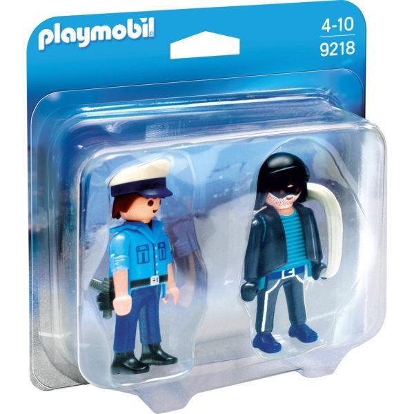 Конструктор Playmobil ДУО: Полицейский и грабитель