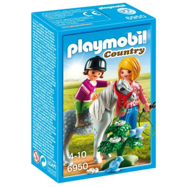 Конструктор Playmobil Ферма Пони: Пони на прогулке