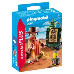Конструктор Playmobil Экстра-набор: Ковбой с постером "Разыскивается"