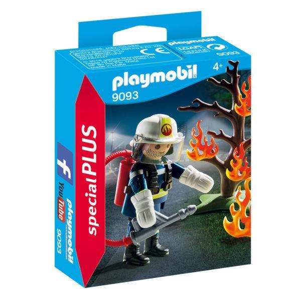 Конструктор Playmobil «Экстра-набор: Пожарник с деревом» (арт. 9093)