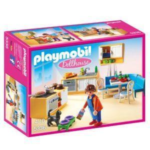 Конструктор Playmobil Кукольный дом: Встроенная кухня с зоной отдыха