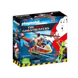 Конструктор Playmobil «Охотники за привидениями: Вэнкман с вертолётом» (арт. 9385)