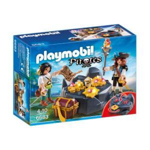 Конструктор Playmobil Пираты: Пиратский тайник с сокровищами