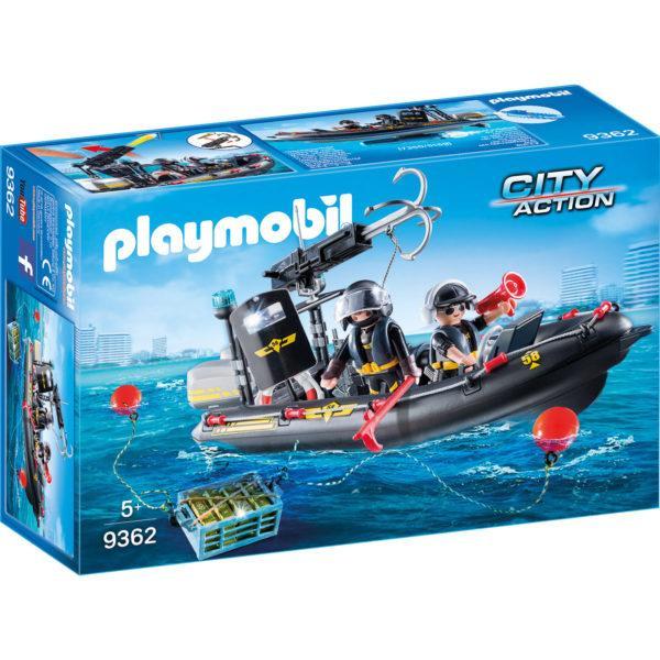Конструктор Playmobil Полиция: Тактическое подразделение: лодка