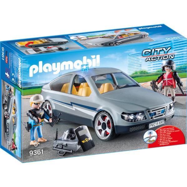 Конструктор Playmobil Полиция «Тактическое подразделение: машина под прикрытием» (арт. 9361)