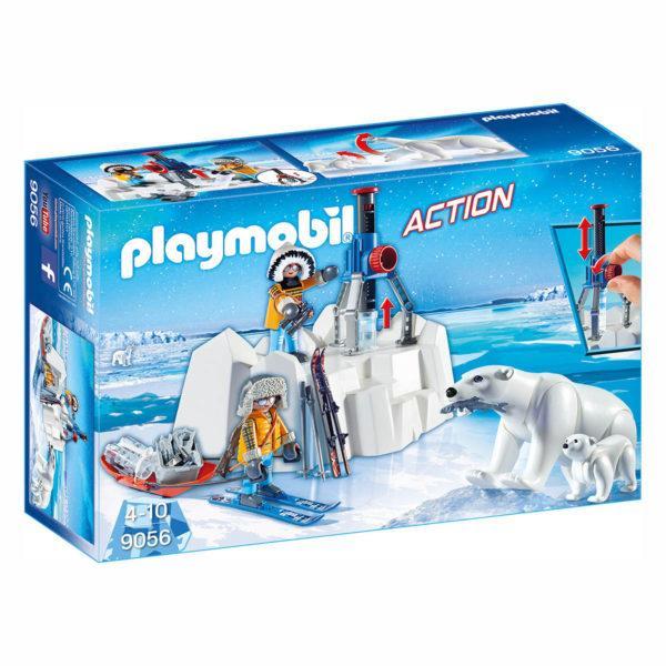 Конструктор Playmobil «Полярная экспедиция: Исследователи Арктики с полярными медведями» (арт. 9056)