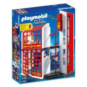 Конструктор Playmobil «Пожарная служба: Пожарная станция с сигнализацией» (арт. 5361)