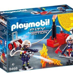 Конструктор Playmobil «Пожарная служба: Пожарные с водяным насосом» (арт. 9468)