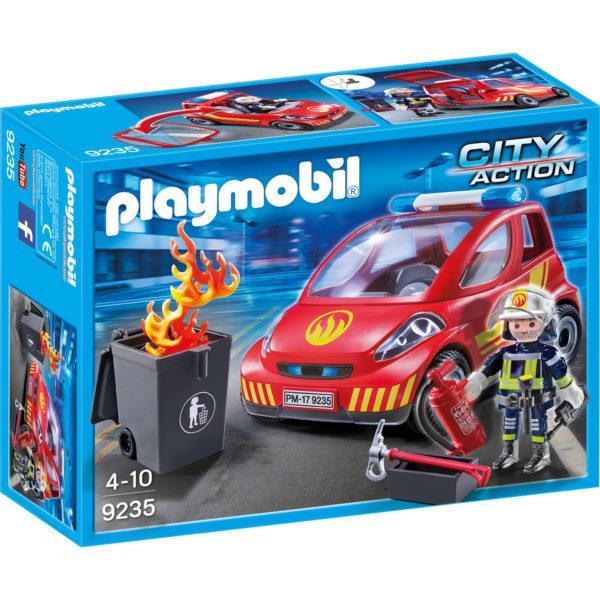 Конструктор Playmobil «Пожарник с машиной» (арт. 9235)