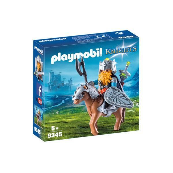 Конструктор Playmobil «Рыцари: Боевой гном на коне»