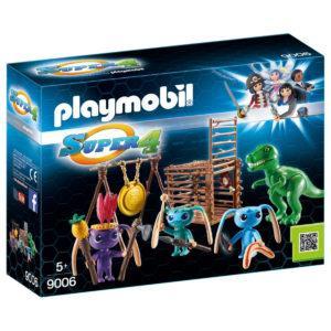 Конструктор Playmobil Супер4: Инопланетный воин с Т-рекс ловушкой