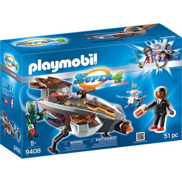 Конструктор Playmobil «Super4: Скайджет пришельца Сикрониана с Джином» (арт. 9408)