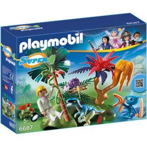 Конструктор Playmobil «Супер4: Затерянный остров с Алиен и Хищником» (арт. 6687)