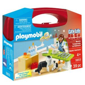 Конструктор Playmobil Возьми с собой: Посещение ветеринарной клиники