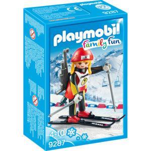 Конструктор Playmobil Зимние виды спорта: Биатлонистка