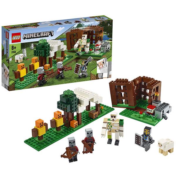 Конструктор LEGO Minecraft (арт. 21159) «Аванпост разбойников»