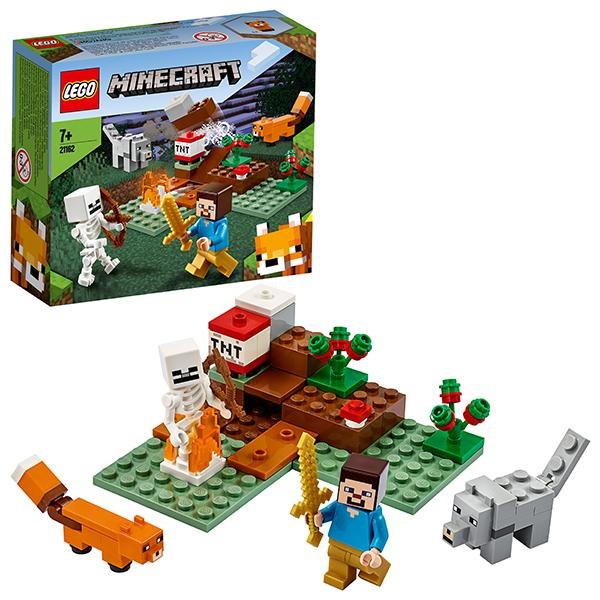 Конструктор LEGO Minecraft (арт. 21162) «Приключения в тайге»
