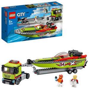 Конструктор LEGO City (арт. 60254) «Транспортировщик скоростных катеров»