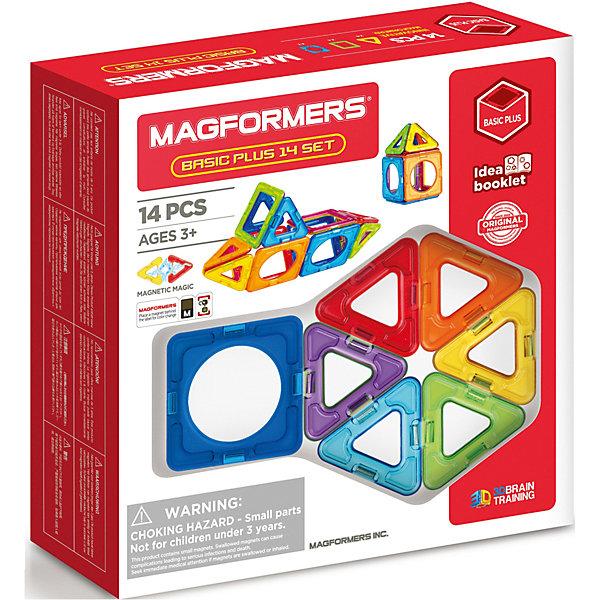 Магнитный конструктор Magformers «Базовый набор плюс» (14 деталей)