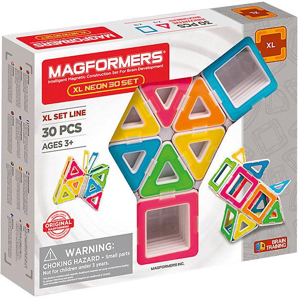 Магнитный конструктор Magformers «Большой неоновый набор» (30 деталей)