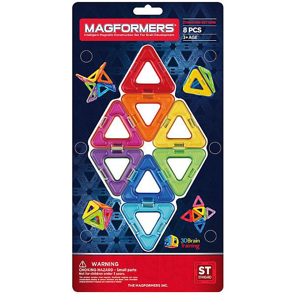 Магнитный конструктор Magformers «Треугольники» (8 деталей)