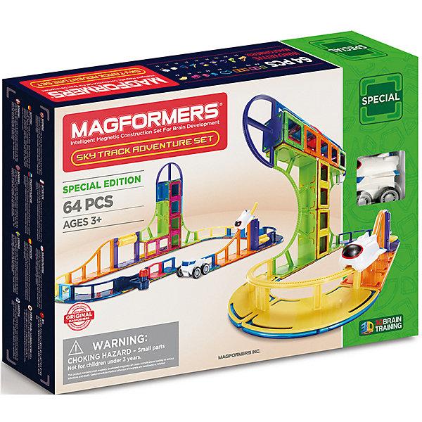 Магнитный конструктор Magformers «Вагонетка на магнитной подушке» (64 элемента, арт. 799012)